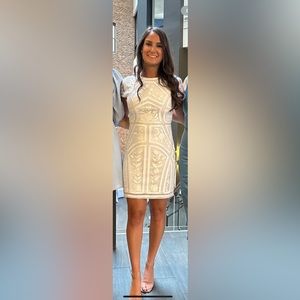 Lulus Spread Your Shine White Sequin Embroidered Dress